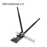DP Wireless-N PCI Express Wi-Fi Adapter Dual Antenna 2.4GHz