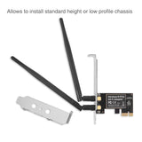 DP Wireless-N PCI Express Wi-Fi Adapter Dual Antenna 2.4GHz