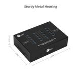 20-Port Industrial USB 3.0 Hub with Charging - 200W - 5Gbps with 5V/2.1A per port
