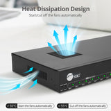 16-port Industrial 600W USB-C PD Charging Station with 5Gbps USB Hub - 2-port 100W & 14-port Charging up to 30W