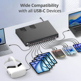 Dual Core 16-Port Industrial USB-C PD Charging Station - 1200W - Up to 10 port 100W or 16 port 65W