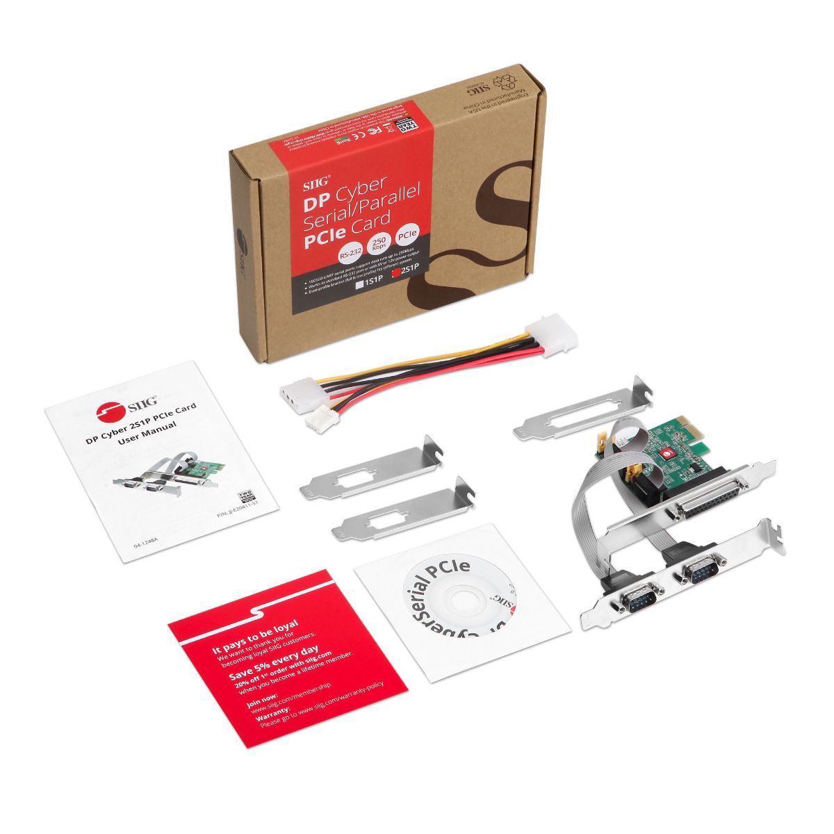 DP Cyber 2S1P PCIe Card