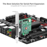 DP CyberSerial 4S PCIe, PCI Express x1 Interface, Dual-Profile Design, TAA Compliant