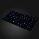 Industrial/Medical Grade Washable Backlit Keyboard with Pointing Device
