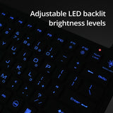 Industrial/Medical Grade Washable Backlit Keyboard with Pointing Device