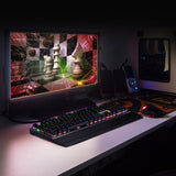 USB Wired Mechanical Gaming Keyboard With 7 Color LED Backlit