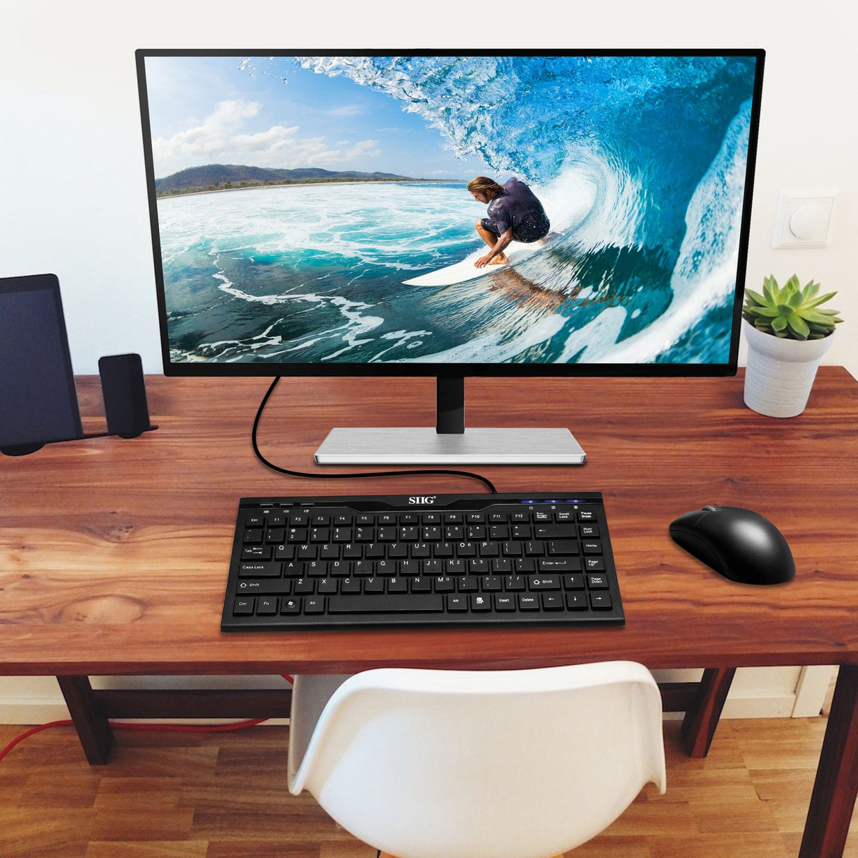USB 87-Key Mini Keyboard