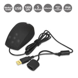 Medical Grade Antibacterial Washable & Dustproof USB Mouse with Button Type Scroll
