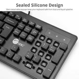 Industrial/Medical Grade Washable & Dustproof USB Multimedia Keyboard