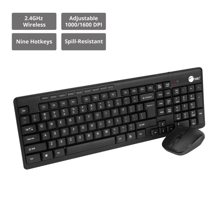 Wireless Extra-Duo Keyboard & Mouse