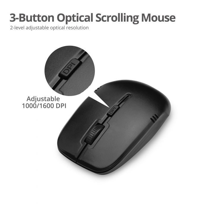 Wireless Extra-Duo Keyboard & Mouse