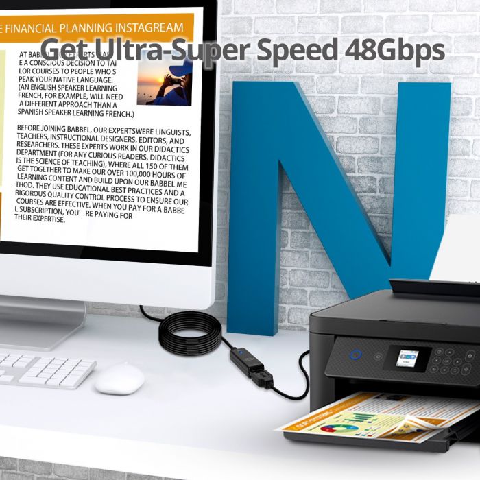 USB 3.0 Active Repeater Cable - 20M - 5Gbps