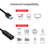USB 3.0 Active Repeater Cable - 25M - 5Gbps