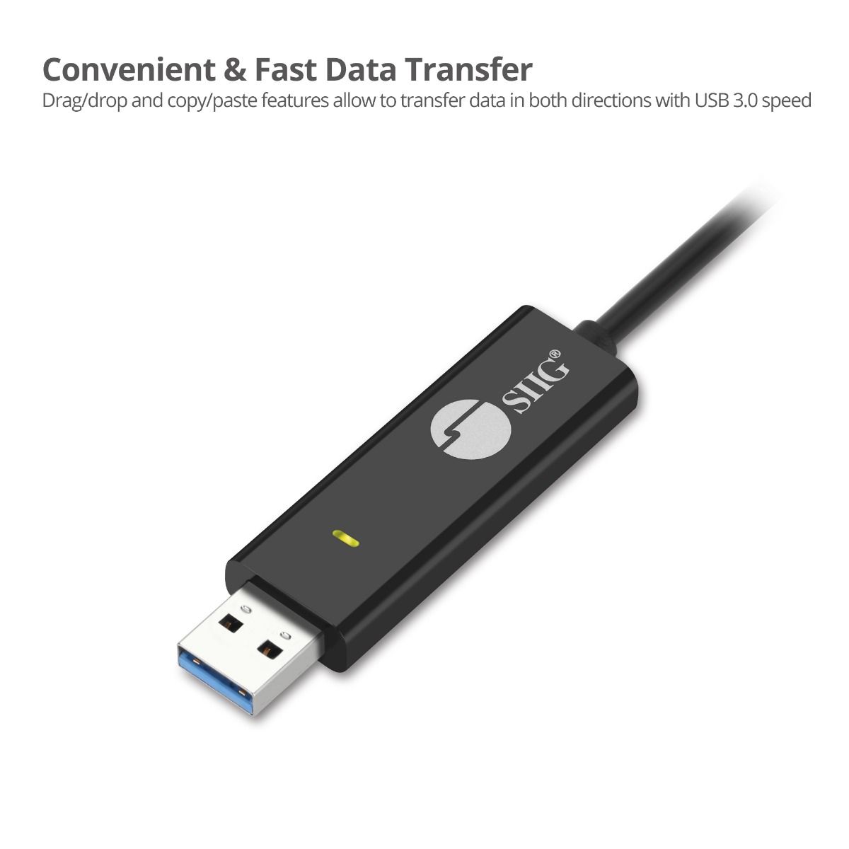USB A to C 5Gbps Data KM Magic Switch Console Cable