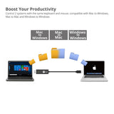 USB A to C 5Gbps Data KM Magic Switch Console Cable