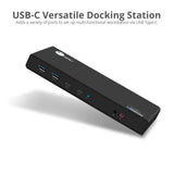 USB 3.1 Type-C Dual 4K Docking Station with Power Delivery