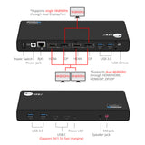 USB 3.1 Type-C Dual 4K Docking Station with Power Delivery
