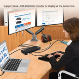 USB 3.1 Type-C Dual 4K Docking Station with Power Delivery