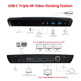 USB-C Triple 4K Video Docking Station with 100W Power Delivery