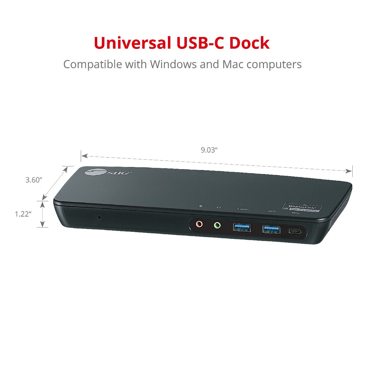 USB-C Triple 4K Video Docking Station with 100W Power Delivery