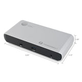 Thunderbolt 3 Dual DP 4K60Hz Video Docking Station with PD - Titan Ridge
