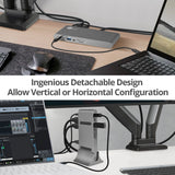USB-C Dual Video MST Docking Station with PD Charging