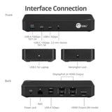 Triple Hybrid 4K Video Docking Station with PD Charging- Windows & Mac M1/M2/M3 Pro/Max Compatible