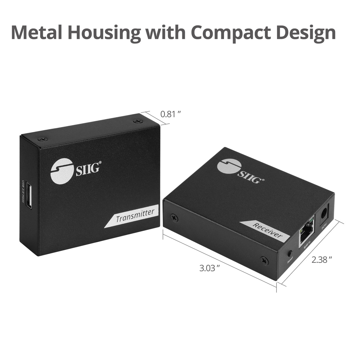 4-Port USB 2.0 Hub Extender