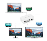 Dual USB-C Hub HDMI with Card Reader and PD Adapter - Space Gray