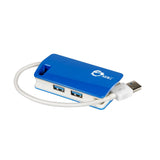 SuperSpeed USB 3.0 4-Port Hub - Cobalt Blue