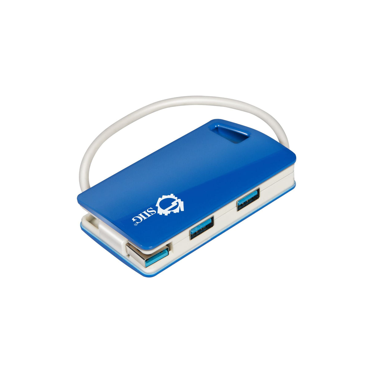 SuperSpeed USB 3.0 4-Port Hub - Cobalt Blue
