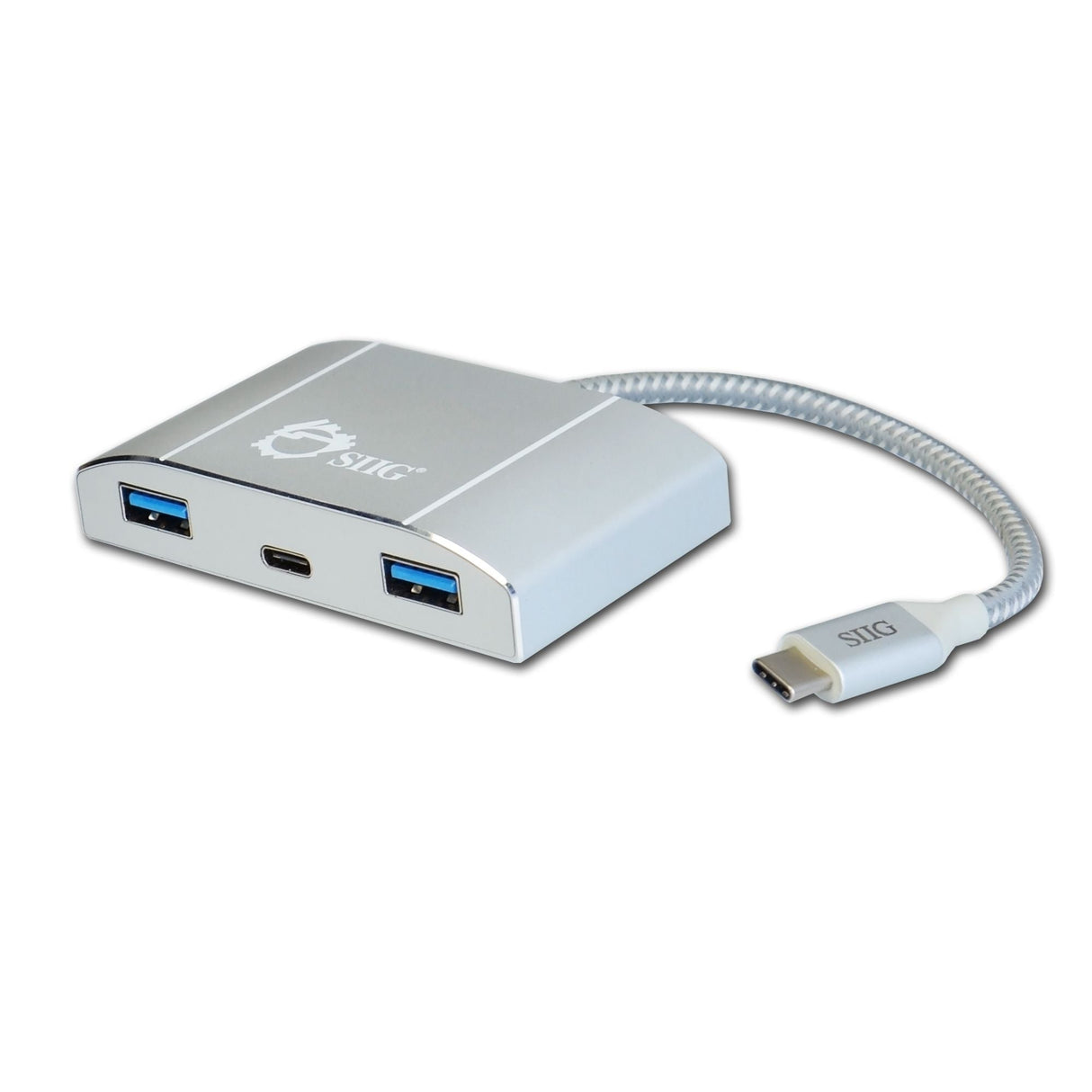 USB-C to 4-Port USB 3.0 Hub with PD Charging - 3A/1C