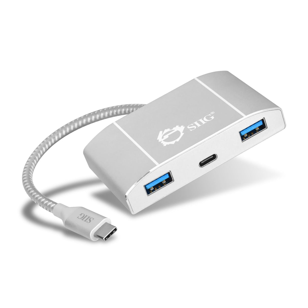 USB-C to 4-Port USB 3.0 Hub with PD Charging - 3A/1C