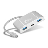USB-C to 4-Port USB 3.0 Hub with PD Charging - 3A/1C