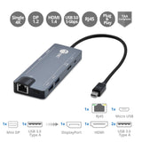 Mini-DP 4K Video Dock with USB 3.0 LAN Hub
