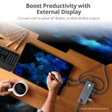 Mini-DP 4K Video Dock with USB 3.0 LAN Hub