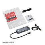 Mini-DP 4K Video Dock with USB 3.0 LAN Hub