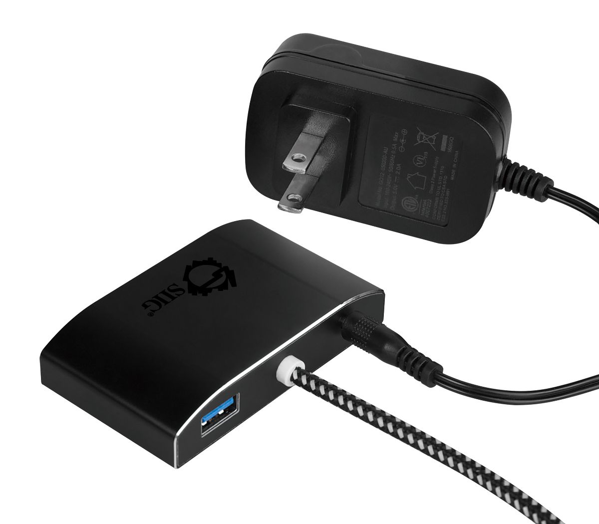 SuperSpeed USB 3.0 4-Port Powered Hub