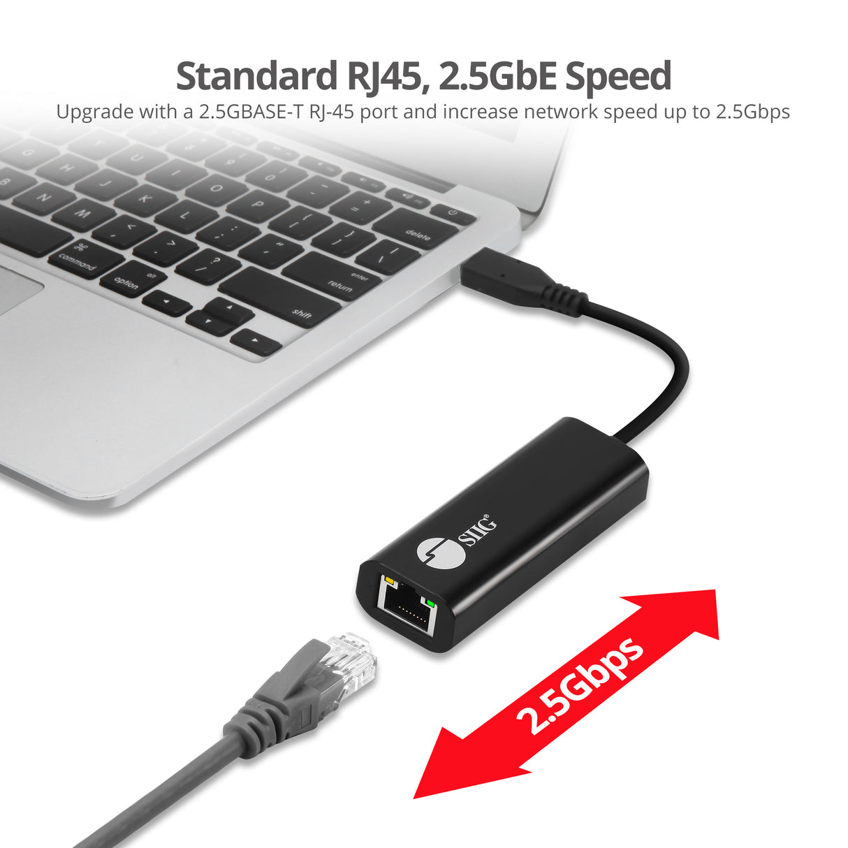 USB-C to 2.5G Ethernet Adapter