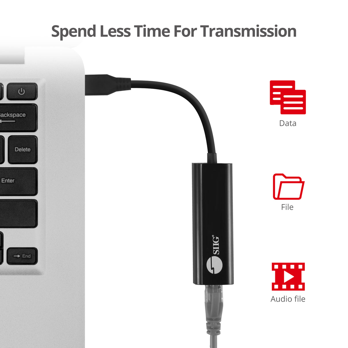 USB-C to 2.5G Ethernet Adapter