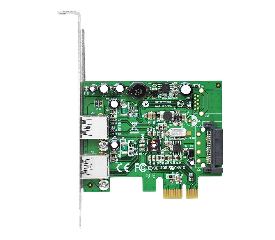 DP 2-Port USB 3.0 PCIe