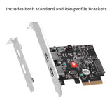 USB 3.1 2-Port PCIe Host Adapter - Type-A