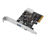 USB 3.1 2-Port PCIe Host Adapter - Type-A/C