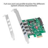 DP USB 3.0 4-Port PCIe Host Card