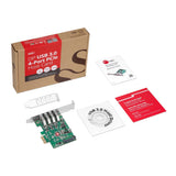 DP USB 3.0 4-Port PCIe Host Card