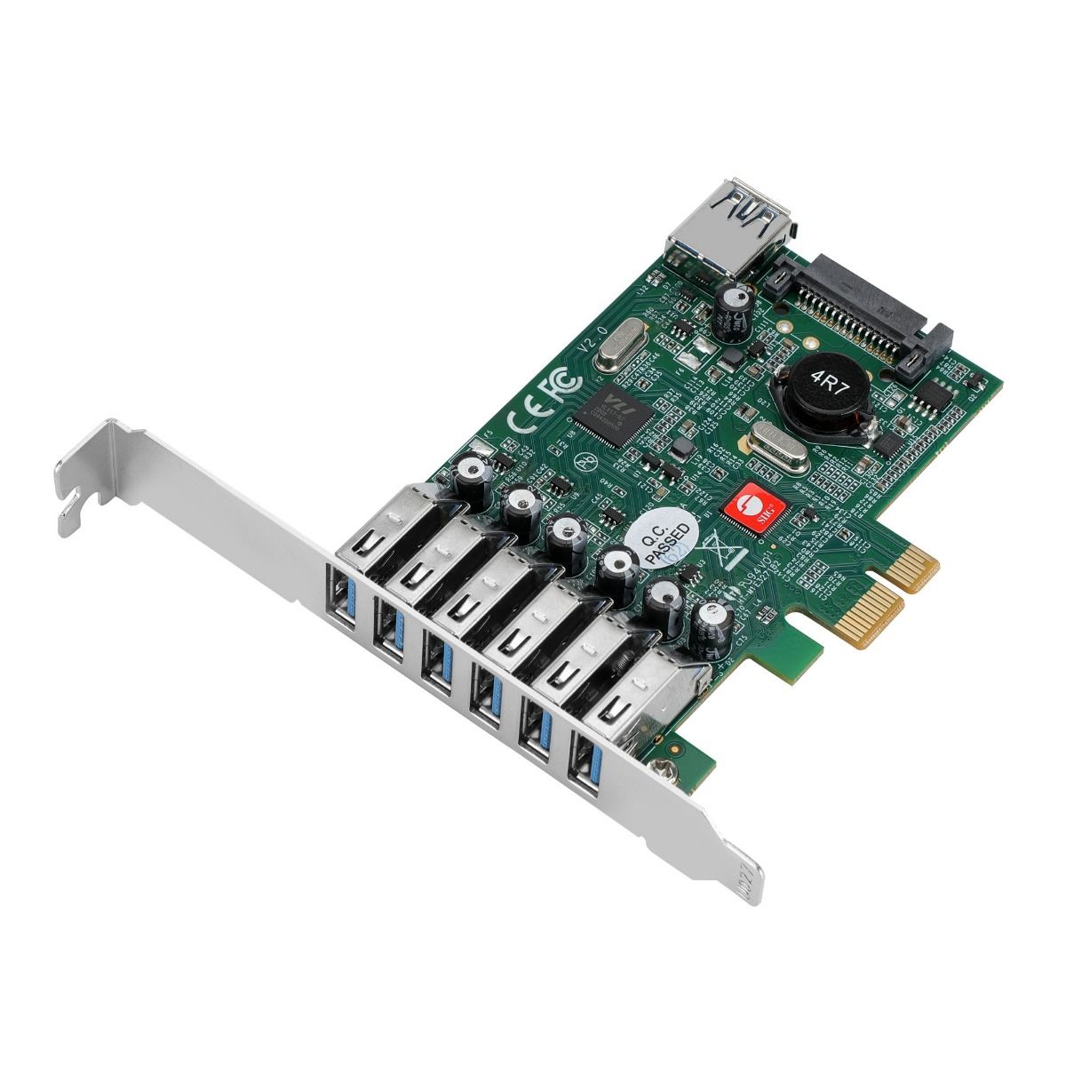 DP USB 3.0 7-Port PCIe i/e
