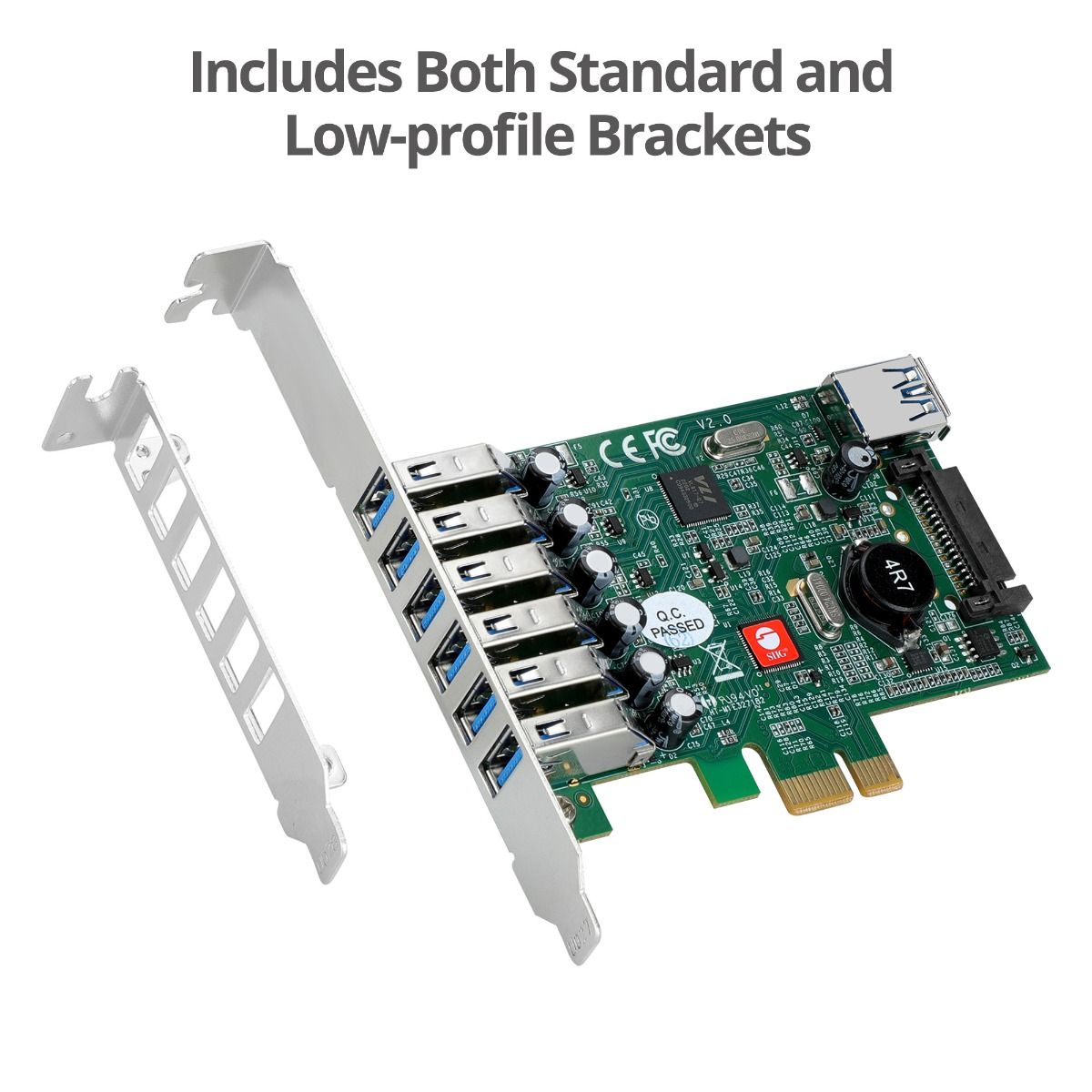 DP USB 3.0 7-Port PCIe i/e