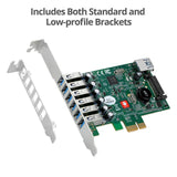 DP USB 3.0 7-Port PCIe i/e