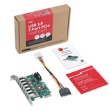 USB 3.0 7-Port PCIe Host Card