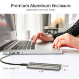USB 3.2 Gen 2x2 Type-C 20G NVMe SSD Enclosure